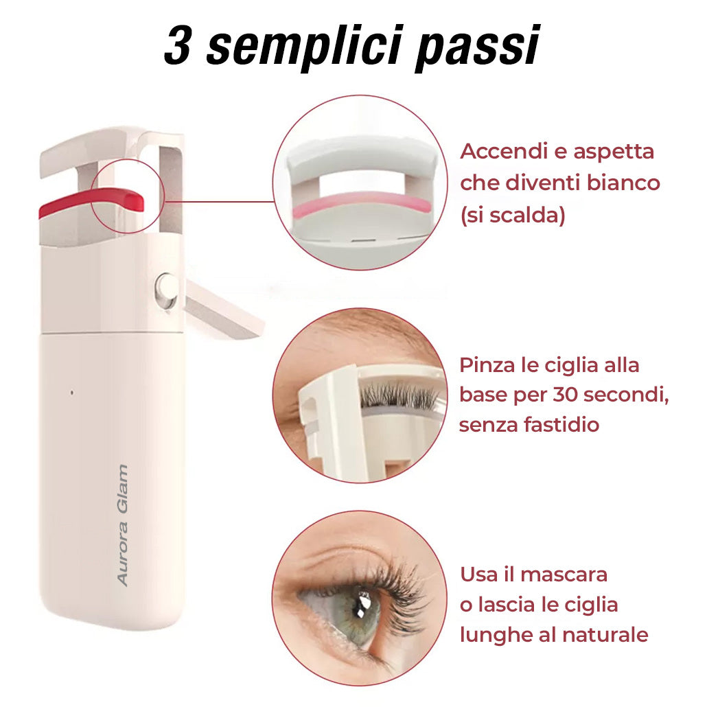 Curly 2.0 - Piegaciglia Elettrico Professionale